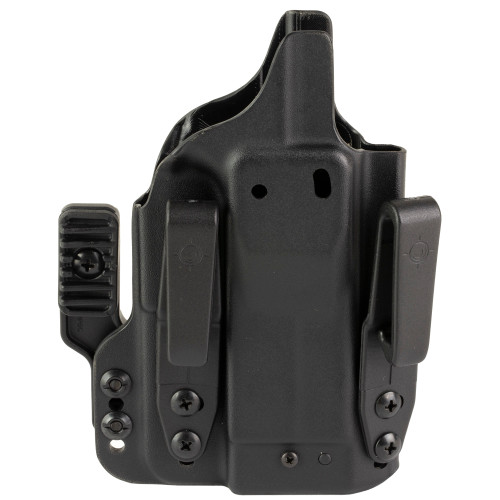 Mission First Tactical Pro Inside Waistband Holster - Fits Glock 43X, Black, Ambidextrous
