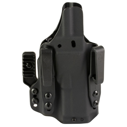 Mission First Tactical Pro Inside Waistband Holster - Fits Glock 19, Black, Ambidextrous