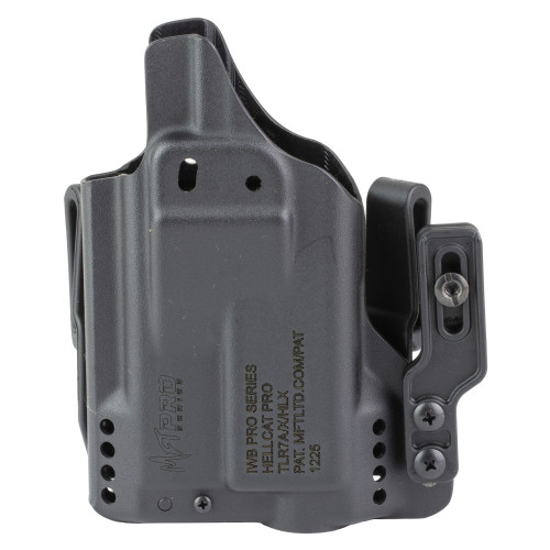 Mission First Tactical Pro Inside Waistband Holster - Fits Springfield Hellcat Pro with TLR7, Black, Ambidextrous