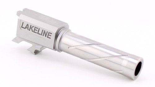 Lakeline LLC Standard Target Barrel for the 9mm Taurus G3X, G3C, G2C, G2S and PT111 G2, Stainless Finish