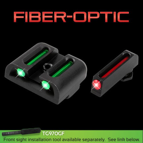 TruGlo Fiber Optic Sights for Glock 42/43 and Taurus GX4