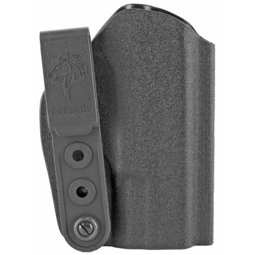 DeSantis Gunhide Slim-Tuk Inside the Pants Inside Waistband Holster - Fits S&W M&P Shield 45, Black, Ambidextrous