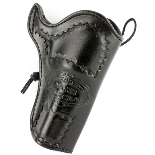 DeSantis Gunhide Doc Holiday Cross Draw Outside Waistband Holster - Fits Saa 3 1/2", Black, Right Hand