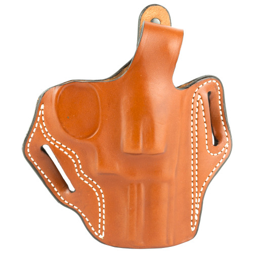 DeSantis Gunhide 001 Outside Waistband Holster - Fits S&W N Frame 3", Tan, Right Hand