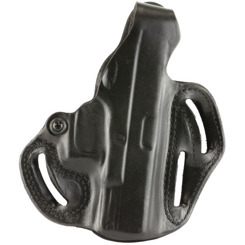 DeSantis Gunhide Thumb Break Scabbard Belt Outside Waistband Holster - Fits Glock 19/23, Black, Right Hand