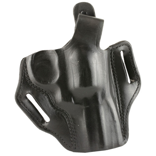 DeSantis Gunhide Thumb Break Scabbard Belt Outside Waistband Holster - Fits S&W L Frame 3", Black, Right Hand