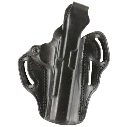 DeSantis Gunhide Thumb Break Scabbard Belt Outside Waistband Holster - Fits 1911, Black, Right Hand (001BA21Z0)