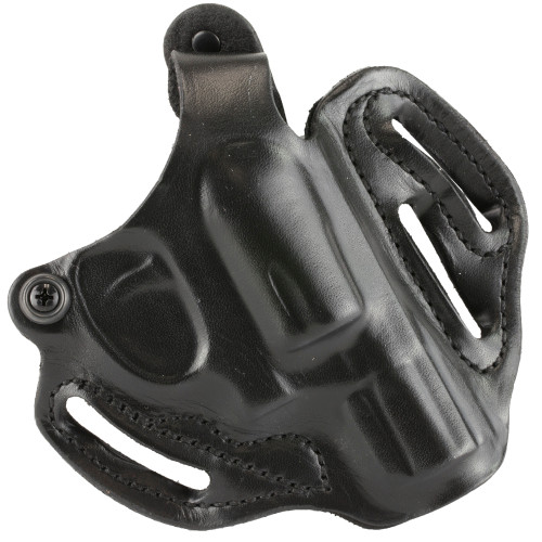 DeSantis Gunhide Thumb Break Scabbard Belt Outside Waistband Holster - Fits S&W J Frame, Black, Right Hand