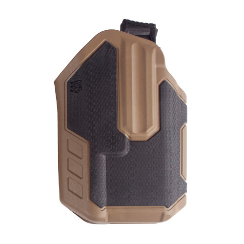BLACKHAWK Omnivore Surefire X300A Multi-Fit Duty Holster - Fits More Than 150 Styles of Semi-Automatic Handguns with Accessory Rail, Black, Tan, Right Hand