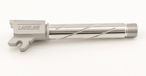 Lakeline LLC Threaded Target Barrel for the 9mm Taurus GX4XL and GX4XL TORO, Stainless Finish