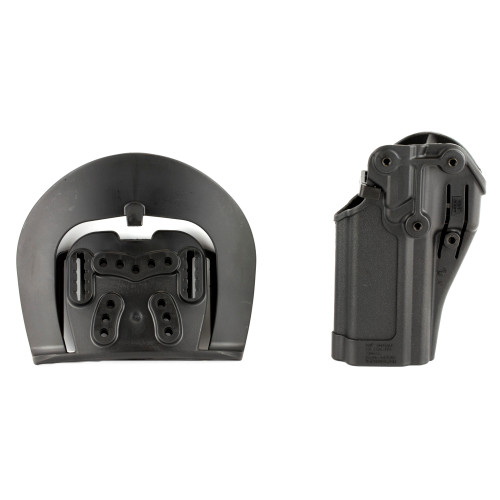 BLACKHAWK CQC SERPA Holster With Belt and Paddle Attachment Duty Holster - Fits Sig P250/P320, Right Hand