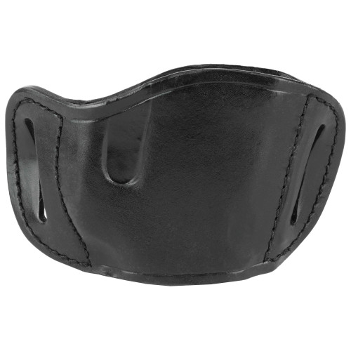 Bulldog Cases Molded Leather Hip Outside Waistband Holster - Fits Large Auto, Black, Right Hand