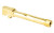Zaffiri Precision G17 Gen 1-4 Match Grade Threaded Barrel - Gold Finish, 9mm