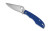 Spyderco Grasshopper G-10 2.3-inch Blue Folding Knife with Plain Edge