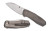 Spyderco Techno 3 Titanium Folding Knife - CTS XHP Steel, Gray Handle, Tip-Up Carry