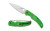 Spyderco Native Chief Lightweight Salt Folding Knife with Green FRN Handle and LC200N Blade, Part C244SGR