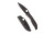Spyderco Mantra 4 Folding Knife with 3.34-Inch Plain Edge Blade, Black G-10 Handle