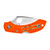 Spyderco Dragonfly 2 Orange FRN Plain Edge Folding Knife (Model C28POR2)