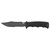 SOG Seal Pup Black Fixed Blade Knife with AUS 8 Steel and MOLLE Sheath