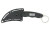 SOG Gambit Fixed Blade Knife with Sheath - 2.6-inch Hooked Blade, Black Handle, 7Cr17MoV Steel