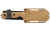 KA-BAR Knives Becker Nessmuk Fixed Blade Knife with Coyote Handle – Model BK19