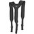 Grey Ghost Gear Ugf 3 Point Suspender Harness - Black
