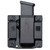 Bravo Concealment Magazine Pouch - Fits Small, Black, Ambidextrous (BC60-1001)