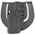 BLACKHAWK CQC SERPA Holster With Belt and Paddle Attachment Duty Holster - Fits Glock 17/22/31, Left Hand