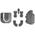 Alien Gear Holsters Photon Outside Waistband Holster - Fits Glock 17, Black, Ambidextrous