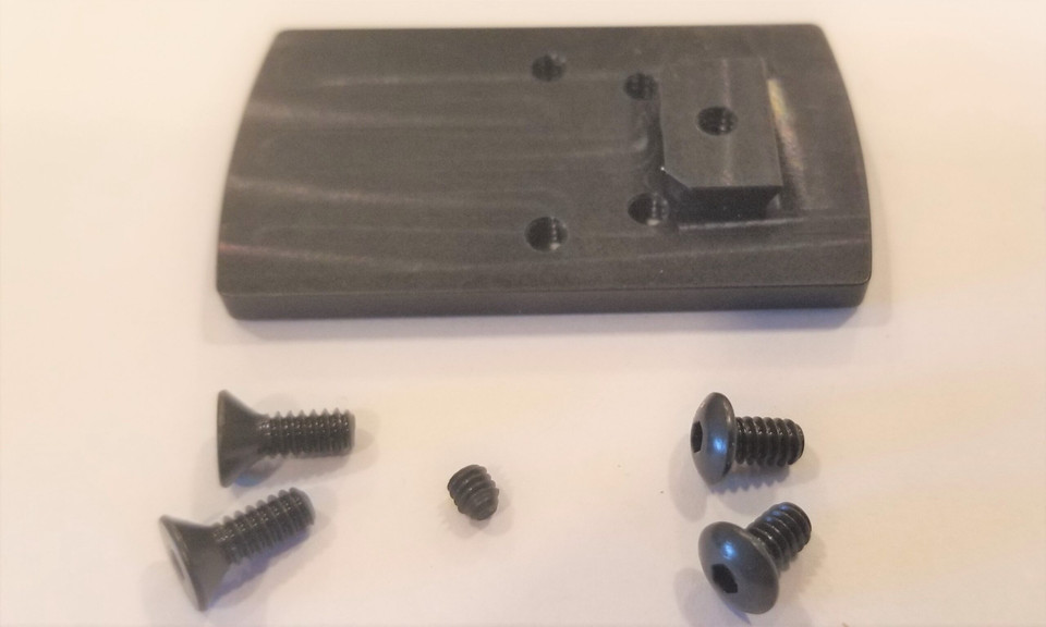 Red Dot Mount Plate for multiple sights, fits Taurus TH series