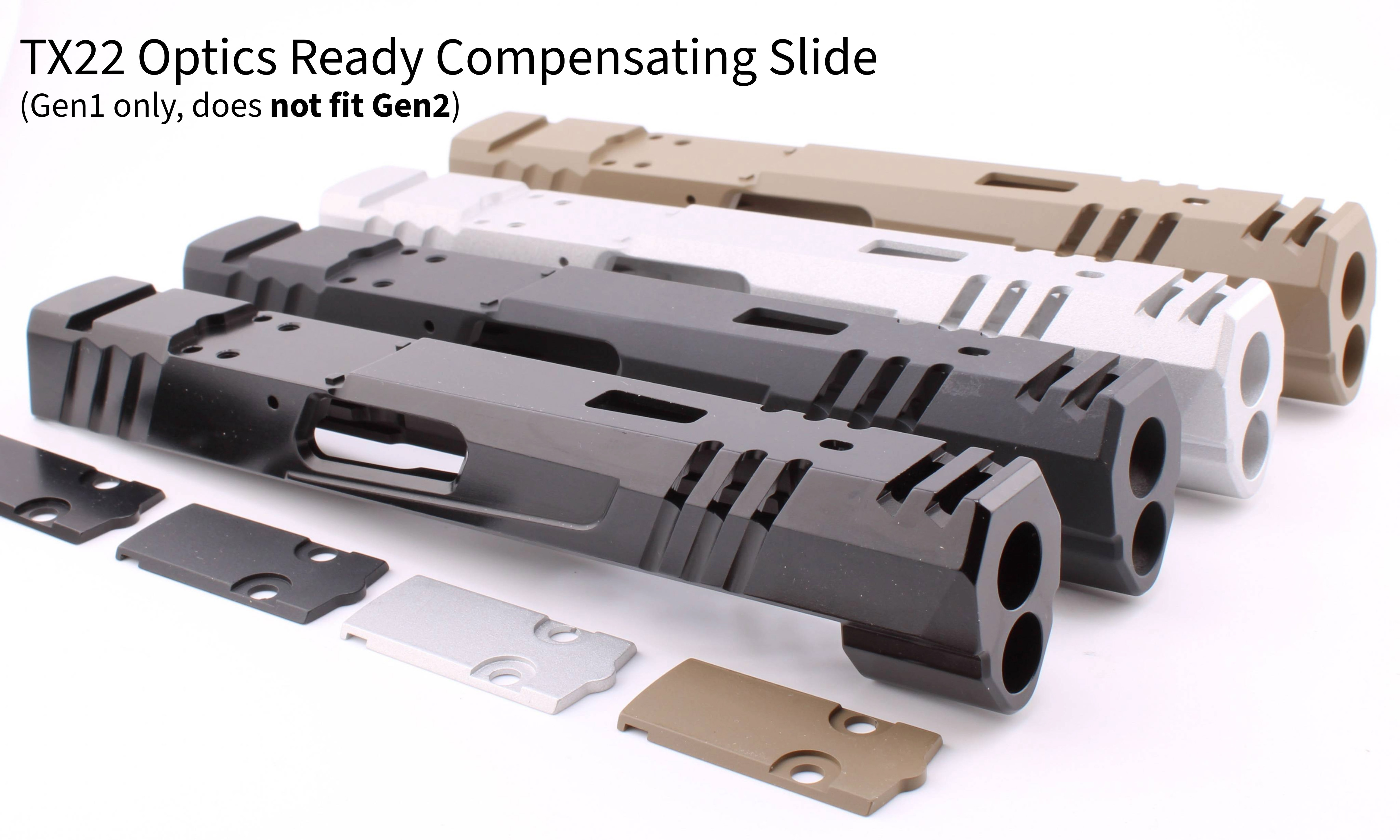 Taurus TX22 Standard Gen1 Compensated Optics-Ready Slide - RMSC