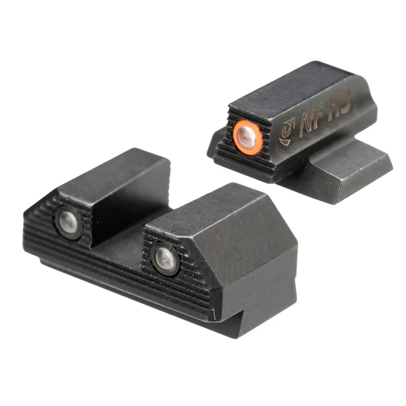 Night Fision Optics Ready Night Sights for Canik Mete MC9 - Orange