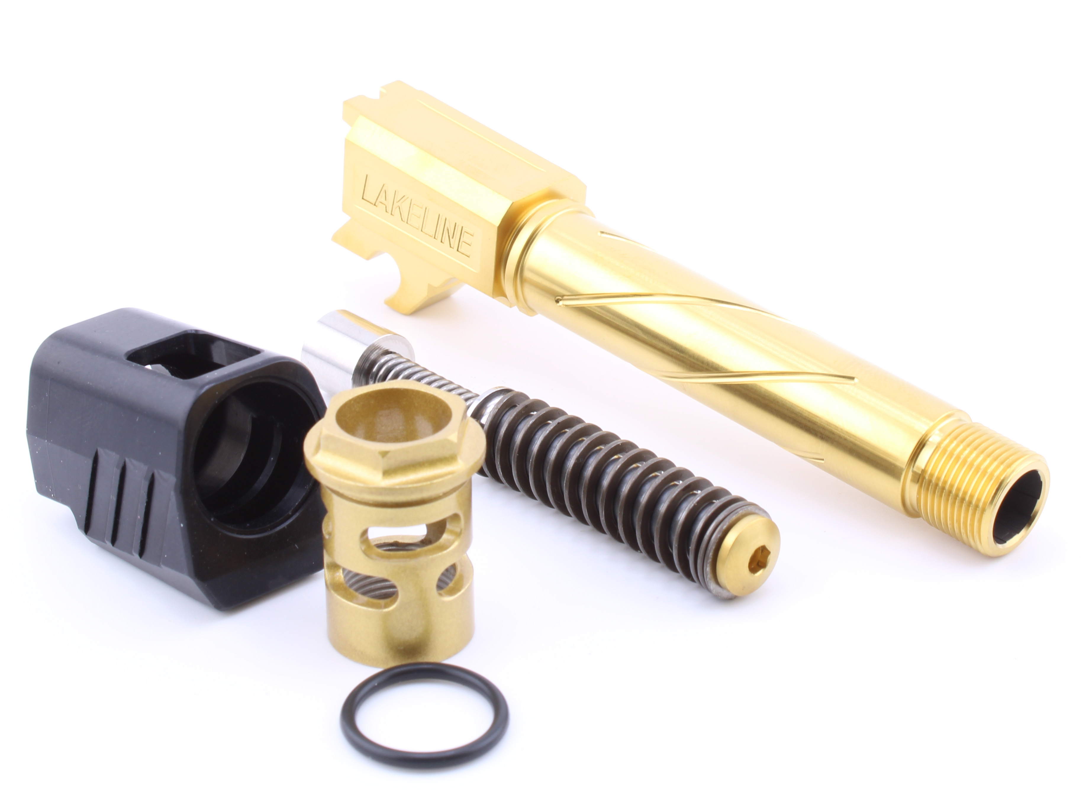 米軍実物　FACSIMILE SET TACTICAL AN/GXC-7A Taurus GX2 Gold TiN Tactical Package - TiN Threaded Barrel +