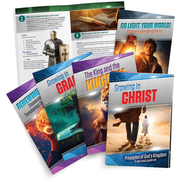 Growing in Christ: Principles of God's Kingdom Study Guide Set by Amazing Facts