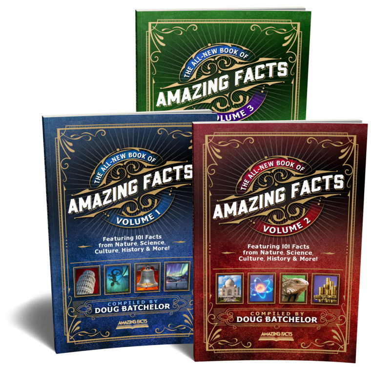 The All-New Book of Amazing Facts, Volume 1, 2 & 3, features some of the most eye-opening and sometimes unbelievable facts that Pastor Doug has used in his radio and television programs, sermons, and books to teach even more amazing Bible truths.