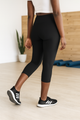 FlexFlow yoga capri leggings black
