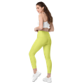 Motion Lemon Grass High-Waisted Leggings with Pockets are a perfect combination of style, and performance.