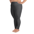 CurveFlow Plus High‑Waist Leggings - Dark Gull Gray