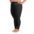 CurveFlow Plus High‑Waist Leggings - Black