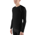 Black Men's Rash Guard