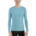 Crystal Blue Men's Rash Guard