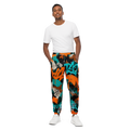 Anuri Track Pants in Urban Pattern – lightweight water-resistant streetwear pants