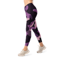 Anuri ShadowCamo recycled performance leggings with purple camo pattern
