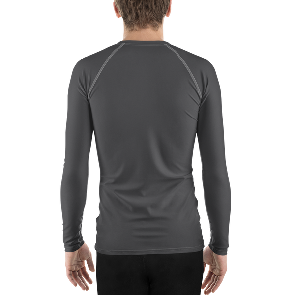 Dark Gull Gray Men's Rash Guard