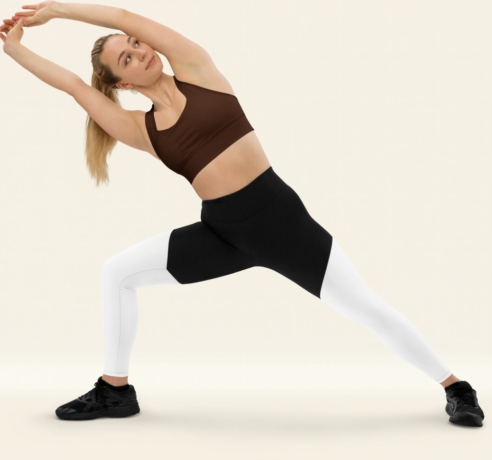 Front view of the Anuri EcoForm Recycled Longline Sports Bra in Primrose Pink, featuring a modern scoop neckline and a supportive, structured crop silhouette.