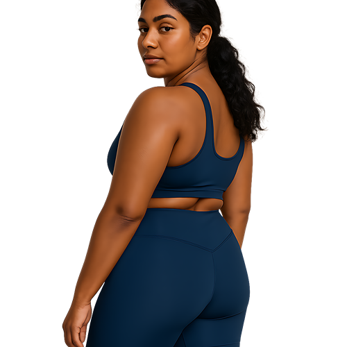 Sunrise Sculpt High-Waist Biker Shorts - Crown Blue