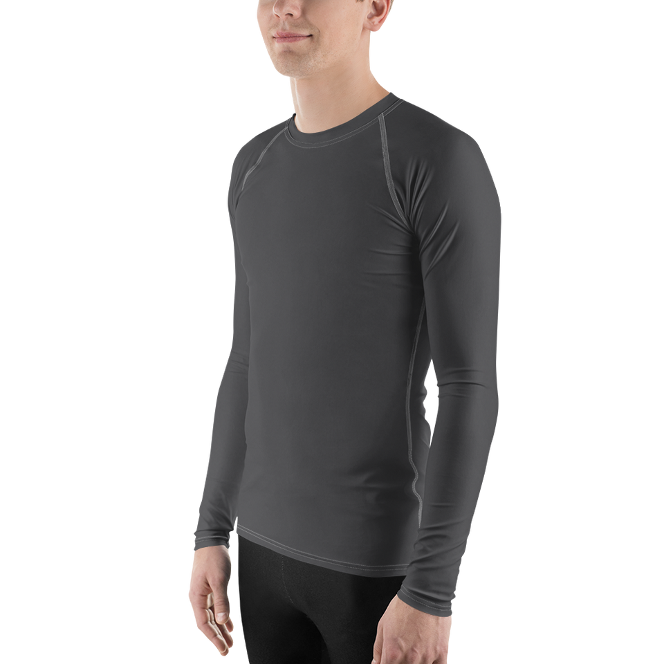 Dark Gull Gray Men's Rash Guard
