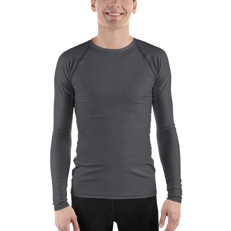 It is slim-fitted with flat ergonomic seams, and a bit longer than your casual tee for extra comfort and protection.