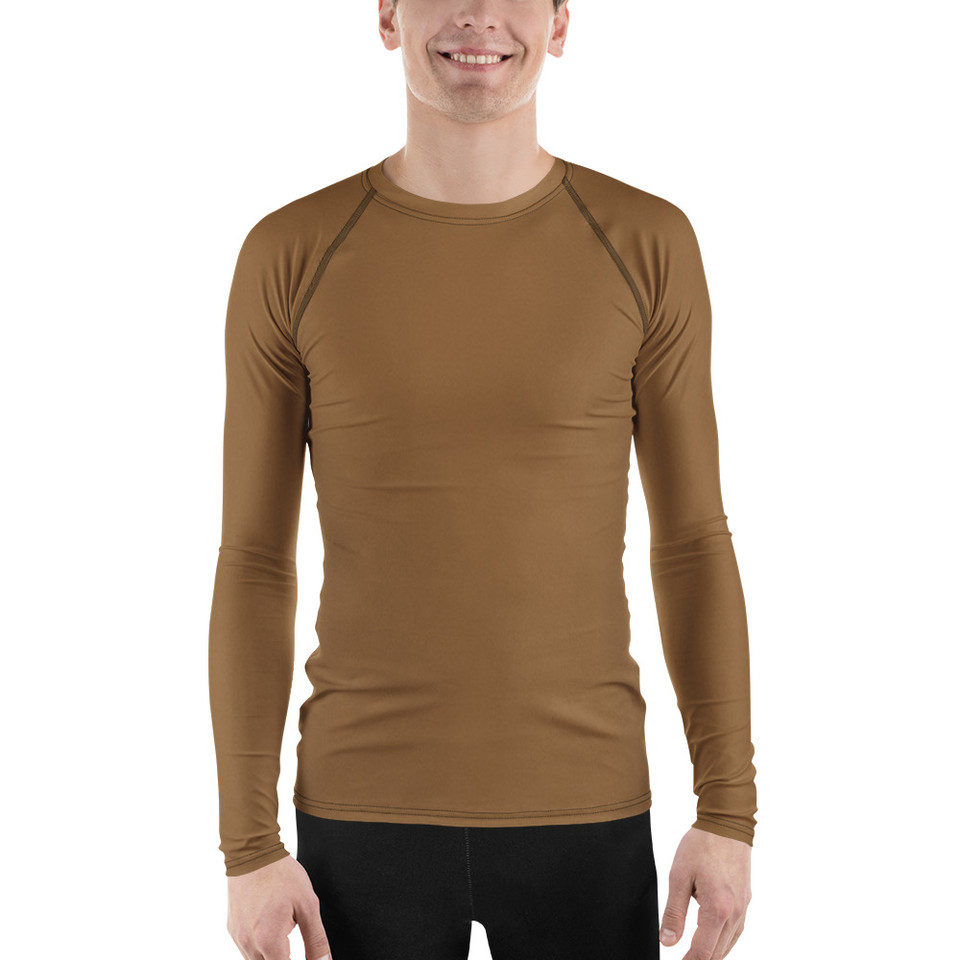 Clean, fitted, and ready for active days, the Anuri Men’s Long-Sleeve Rash Guard in Toffee brings flexible comfort, sun coverage, and dependable performance to every session.