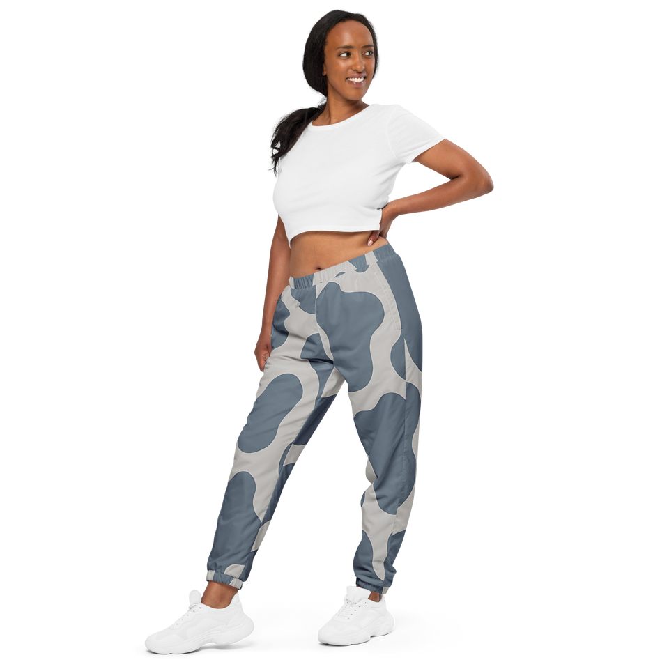 women’s cool slate blue track pants – Anuri Activewear